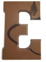 bol.com | Joe & Mien Ambachtelijke Chocolade letter 'E' - Melk - 1 x 200  gram